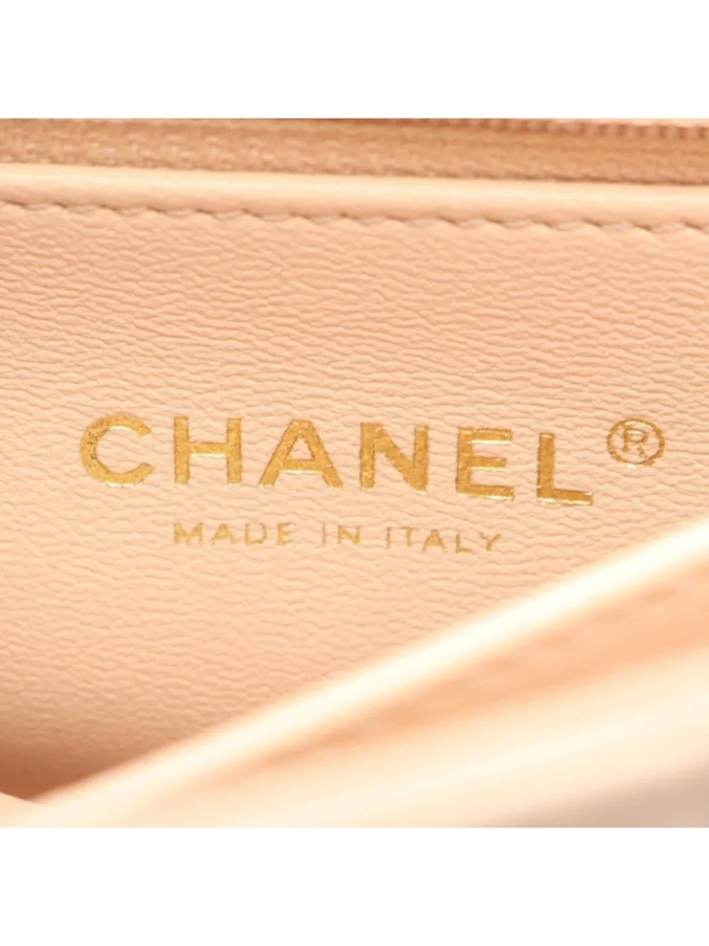 Chanel Shoulder Bag Quilted Top Handle 2-Way Beige Leather Chain